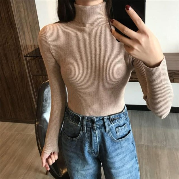 "Poppy" Turtleneck Sweater