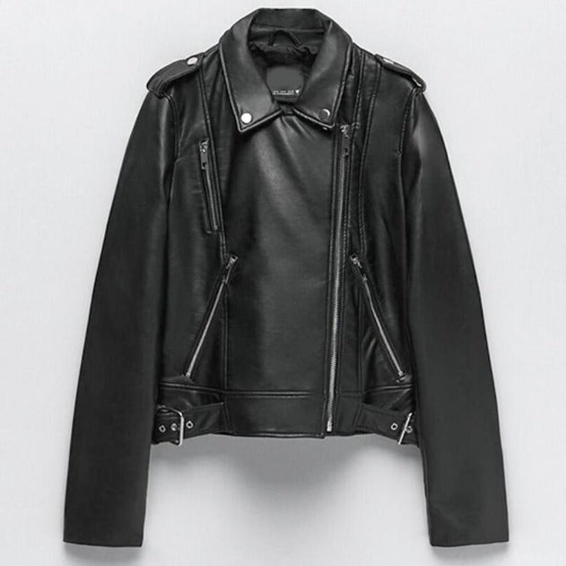"Biker" Leather Coat